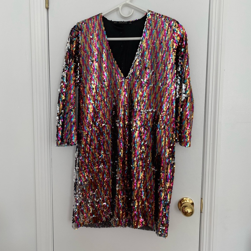 XS Zara sequins cocktail dress